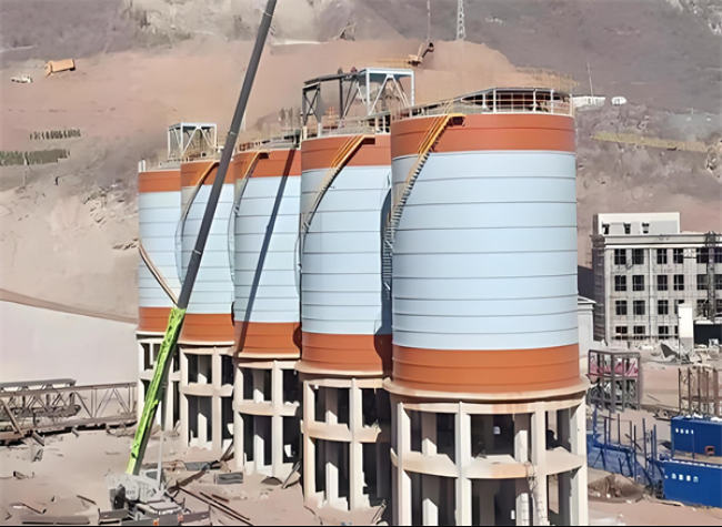 德保高架钢板仓